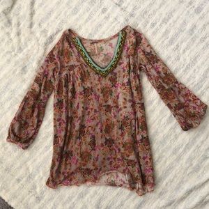 Free people lightweight sweater blouse